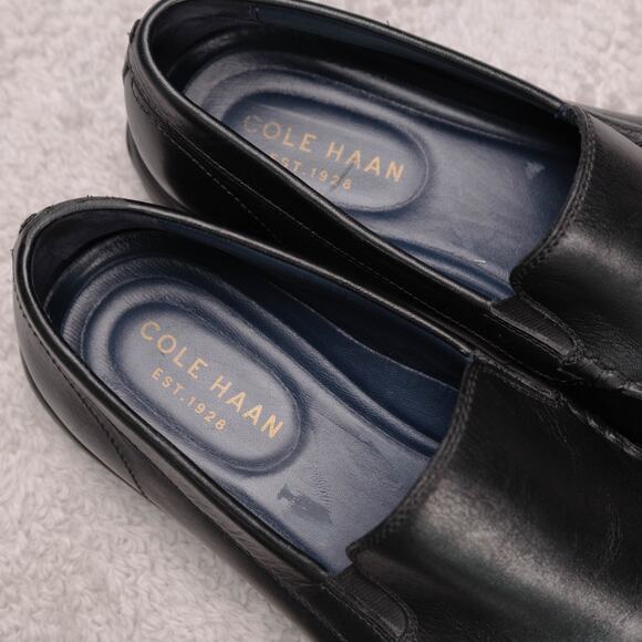 Cole Haan Lovell 2 Black Leather Loafers Grand OS Slip On Mens Size 11 main image 11